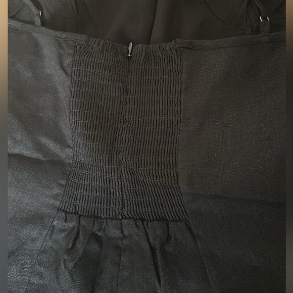 NWT Reformation Ciara Linen Sleeveless Jumpsuit Relaxed Leg Black | size 2 - Picture 5 of 11